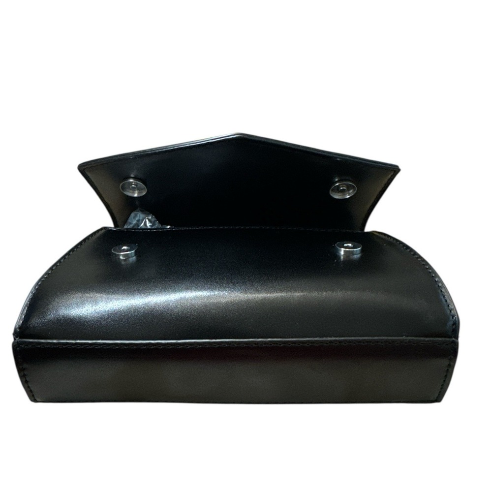 CXL‎ by Christian Lacroix Crossbody Bag Womens Black Line Matte Patent MSRP $88 - Picture 7 of 7